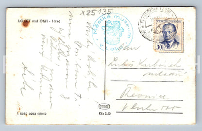 Pohlednice LOKET NAD OHŘÍ - HRAD (X25135)