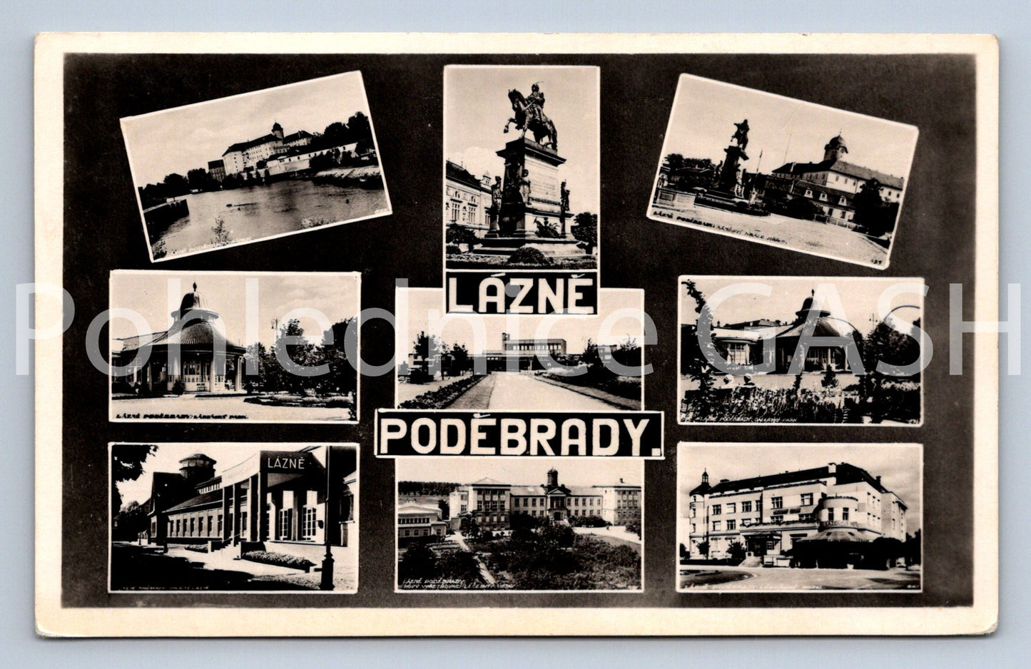 Pohlednice LÁZNĚ PODĚBRADY - KOLÁŽ (X25138)