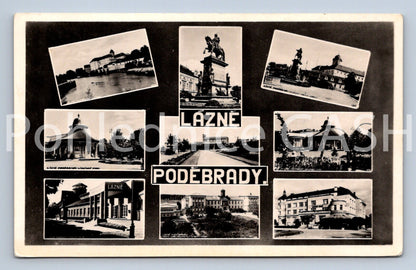 Pohlednice LÁZNĚ PODĚBRADY - KOLÁŽ (X25138)