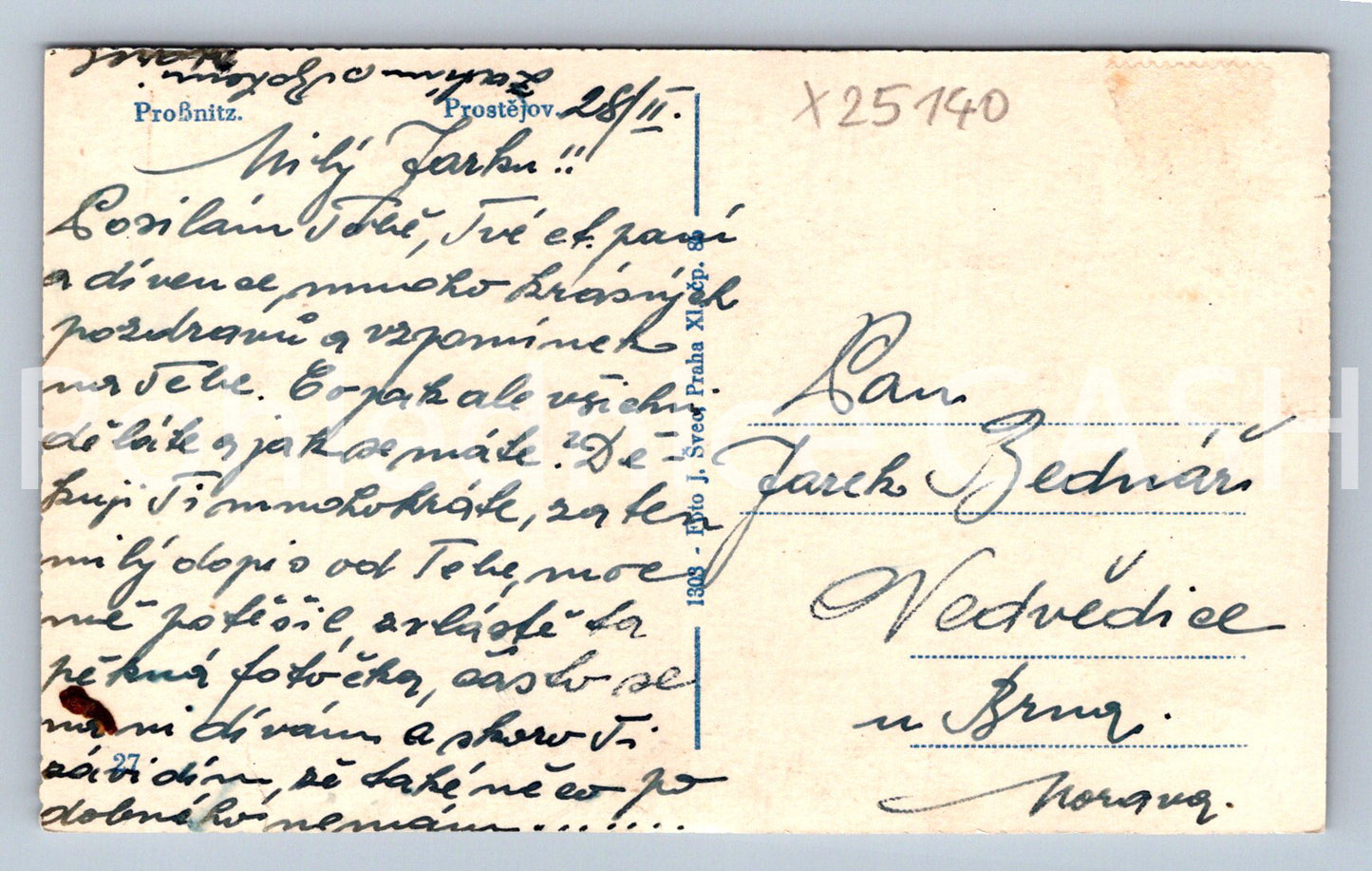 Pohlednice PROSTĚJOV (X25140)