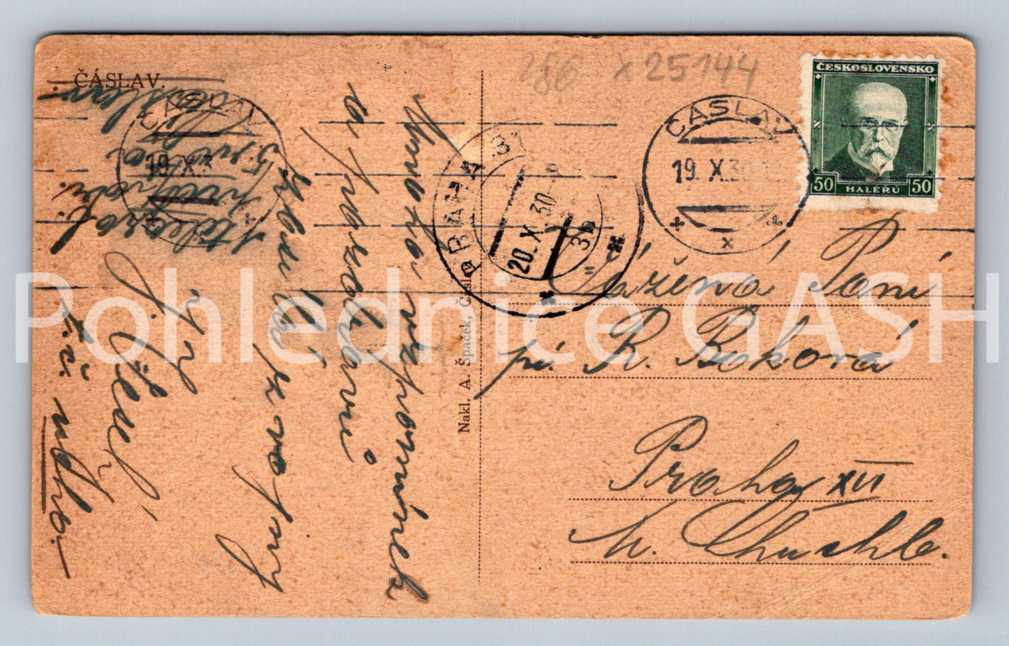 Pohlednice ČÁSLAV (X25144)