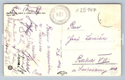 Pohlednice PRACHOVSKÉ SKÁLY (X25147)