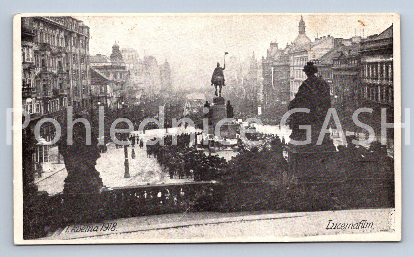 Pohlednice 1. KVĚTNA 1918 PRAHA (X25160)