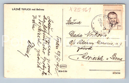 Pohlednice LÁZNĚ TEPLICE (X25161)