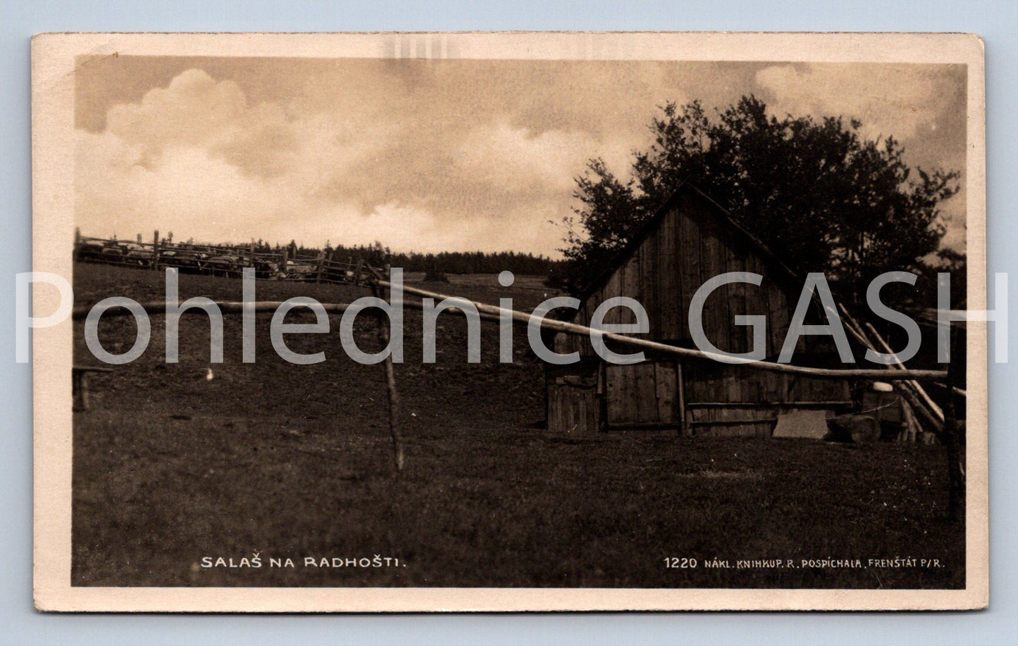 Pohlednice SALAŠ NA RADHOŠTI (X25167)