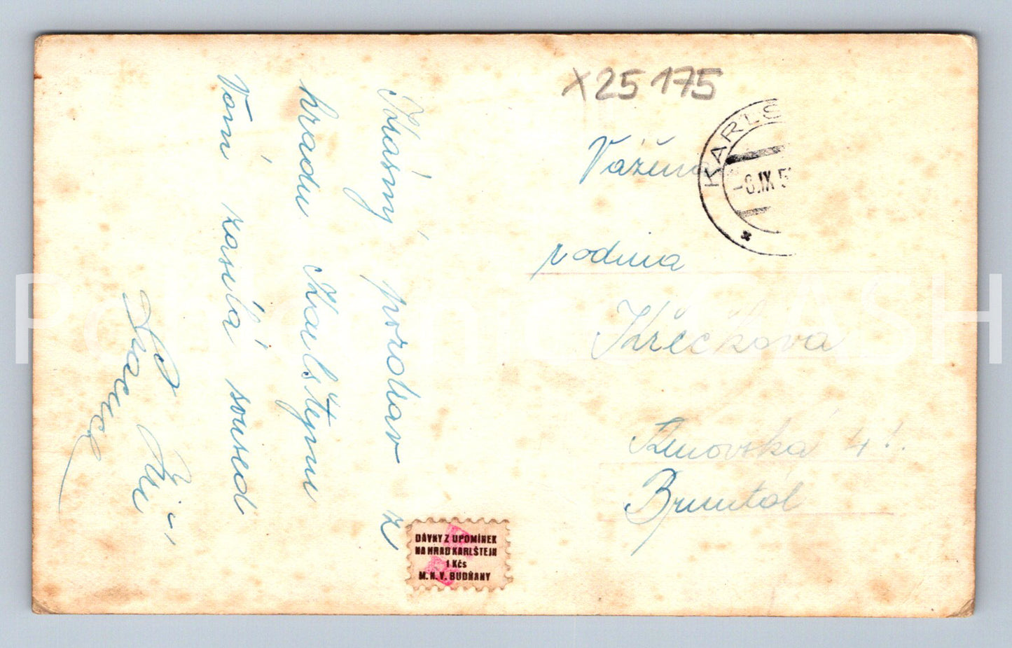 Pohlednice KARLŠTEJN (X25175)