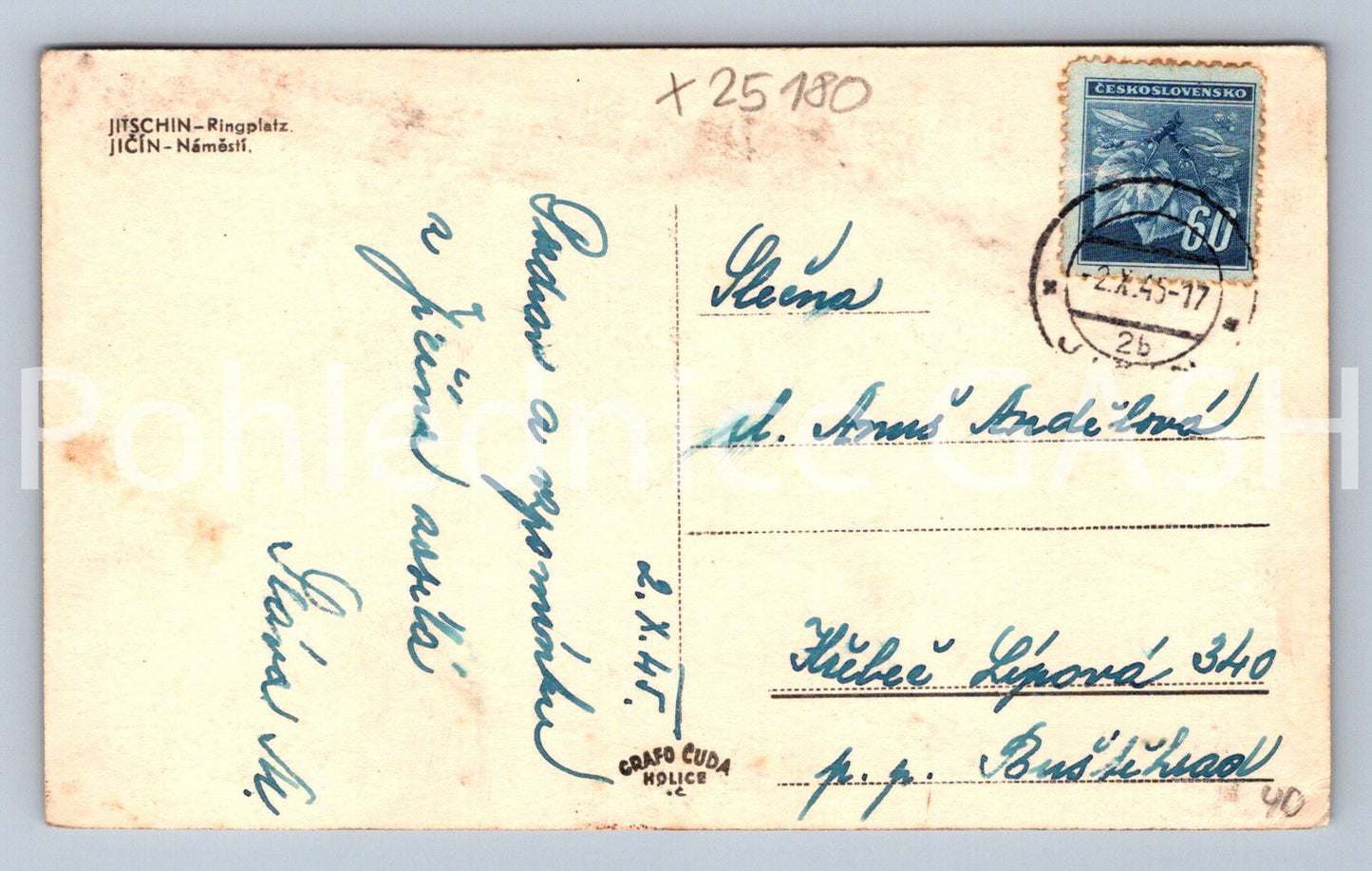 Pohlednice JIČÍN (X25180)
