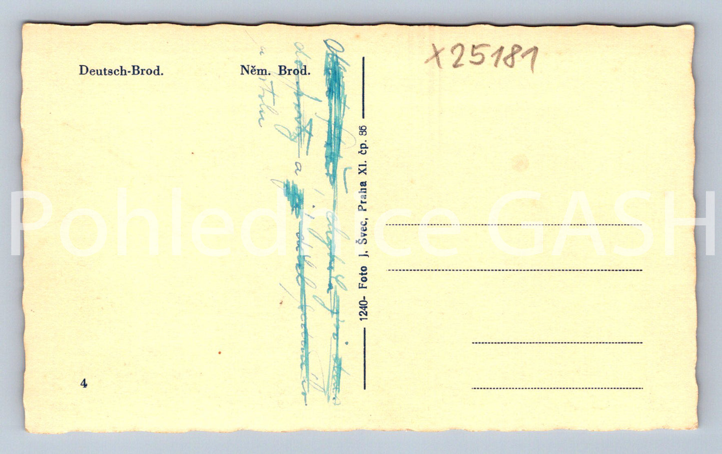 Pohlednice NĚMECKÝ BROD (X25181)