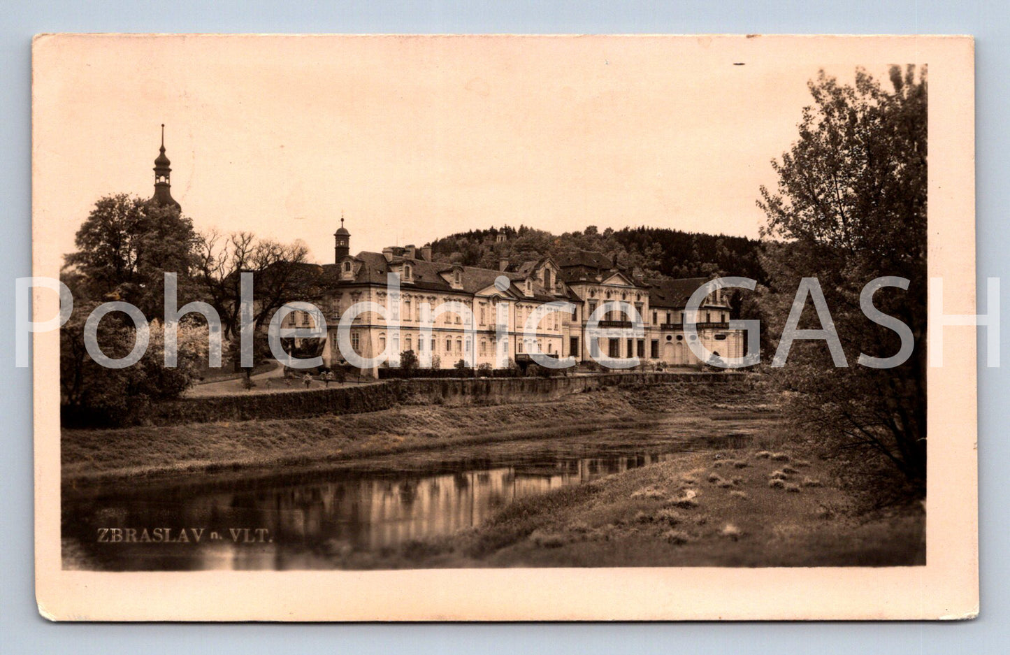 Pohlednice ZBRASLAV NAD VLTAVOU (X25188)