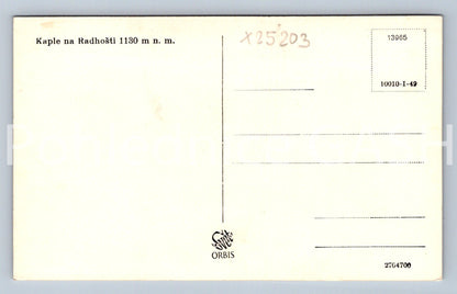 Pohlednice KAPLE NA RADHOŠTI (X25203)