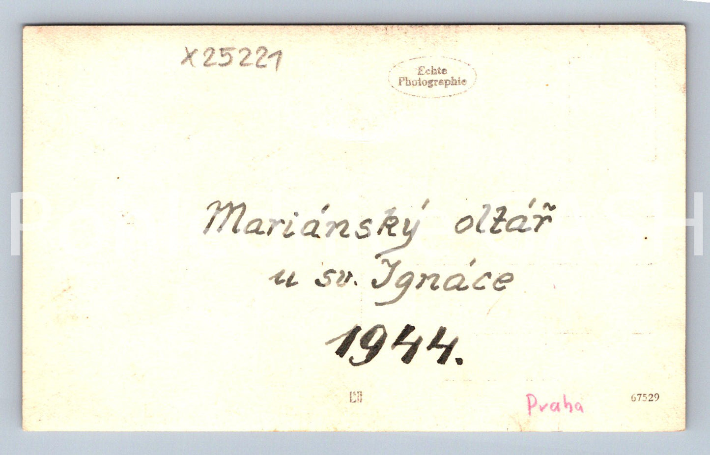 Pohlednice MARIÁNSKÝ OLTÁŘ (X25221)