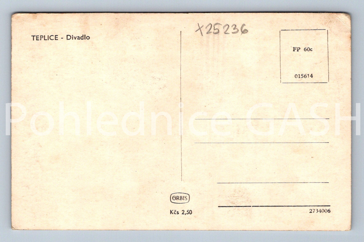 Pohlednice TEPLICE (X25236)