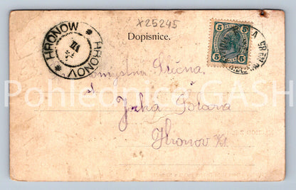 Pohlednice NÁCHOD DLOUHÁ ADRESA (X25245)