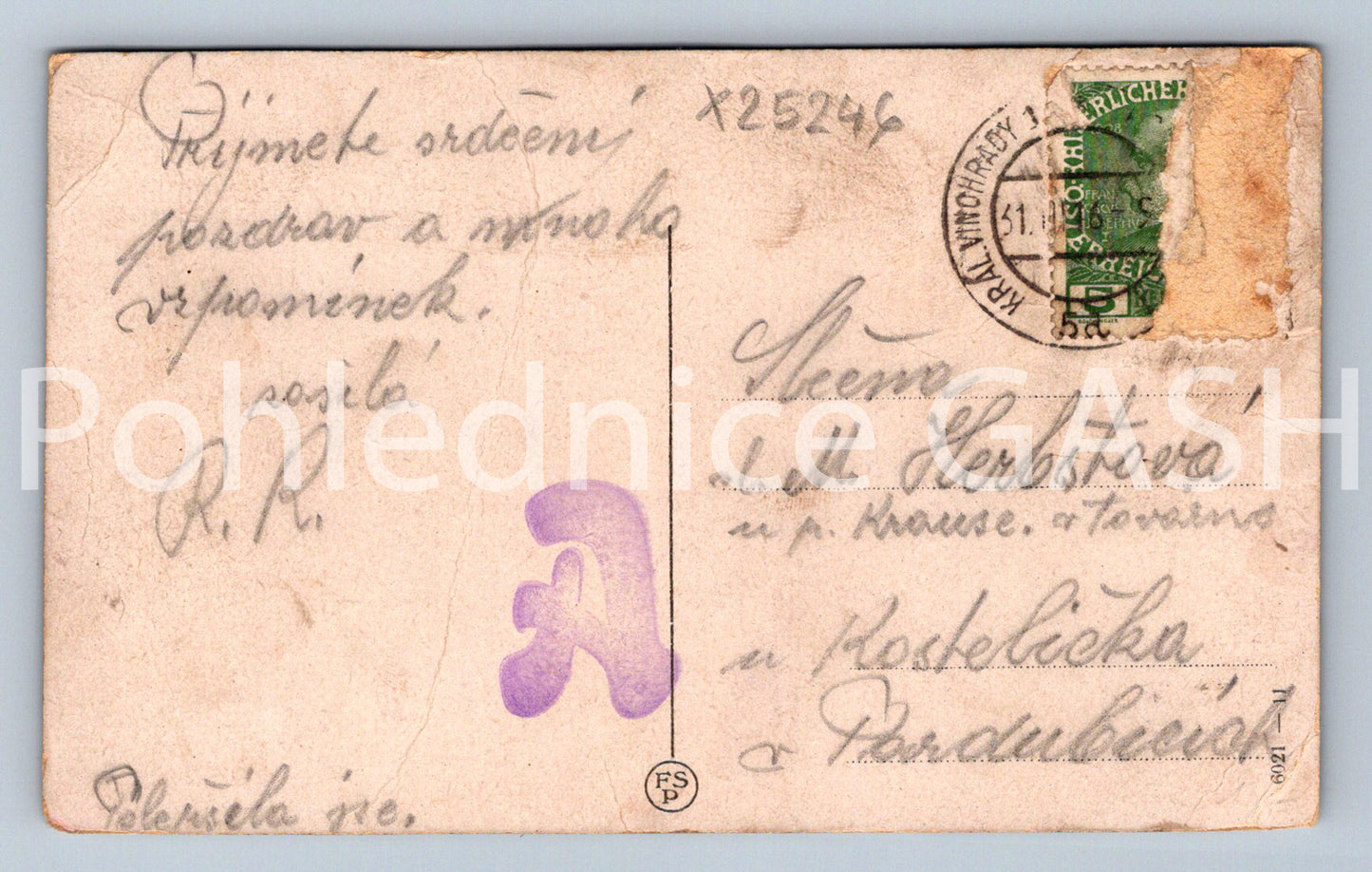 Pohlednice PRAHA (X25246)