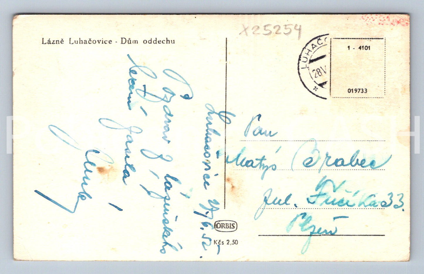 Postcard LÁZNĚ LUHAČOVICE (X25254)