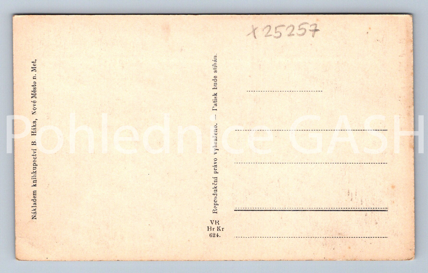 Pohlednice NOVÉ MĚSTO NAD METUJÍ (X25257)