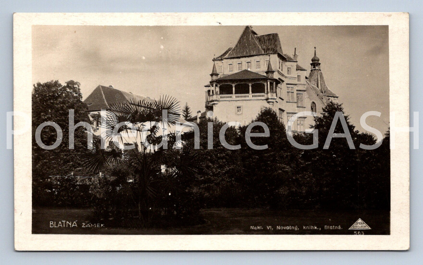 Pohlednice BLATNÁ - ZÁMEK (X25258)