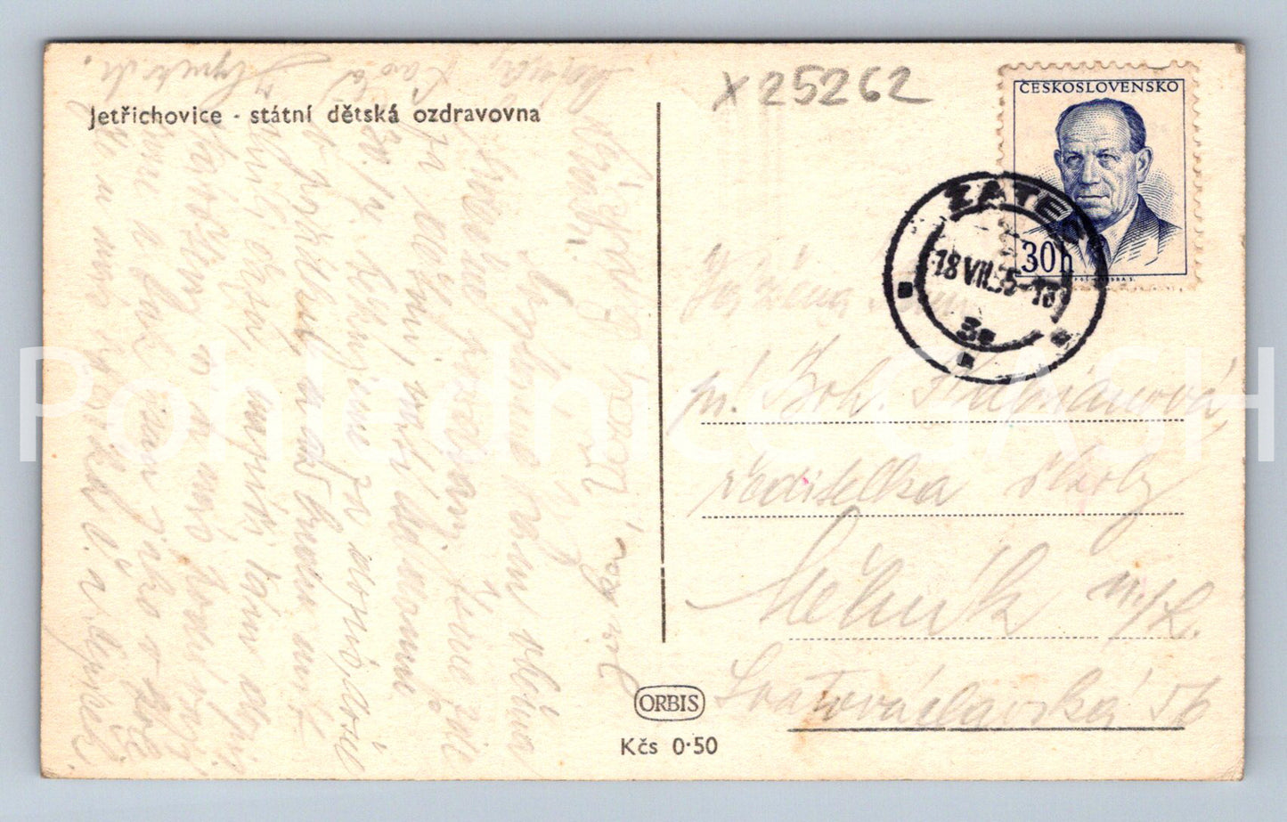 Pohlednice JETŘICHOVICE (X25262)