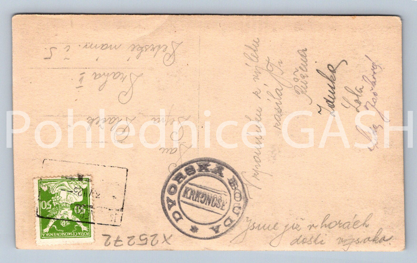 Pohlednice DVORAČKY (X25272)