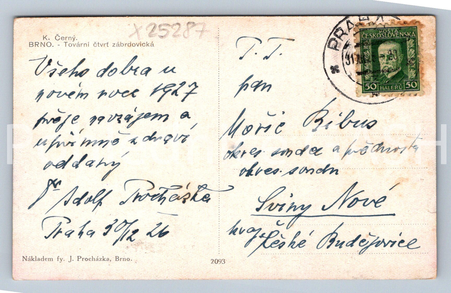 Pohlednice BRNO (X25287)