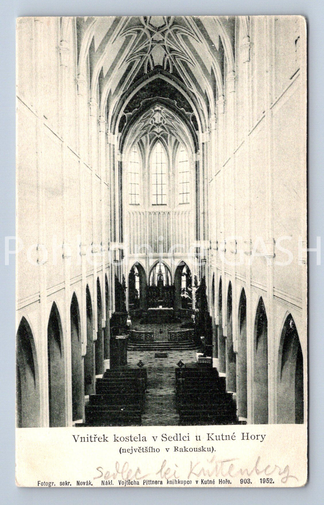 Pohlednice SEDLEC KUTNÁ HORA (X25299)