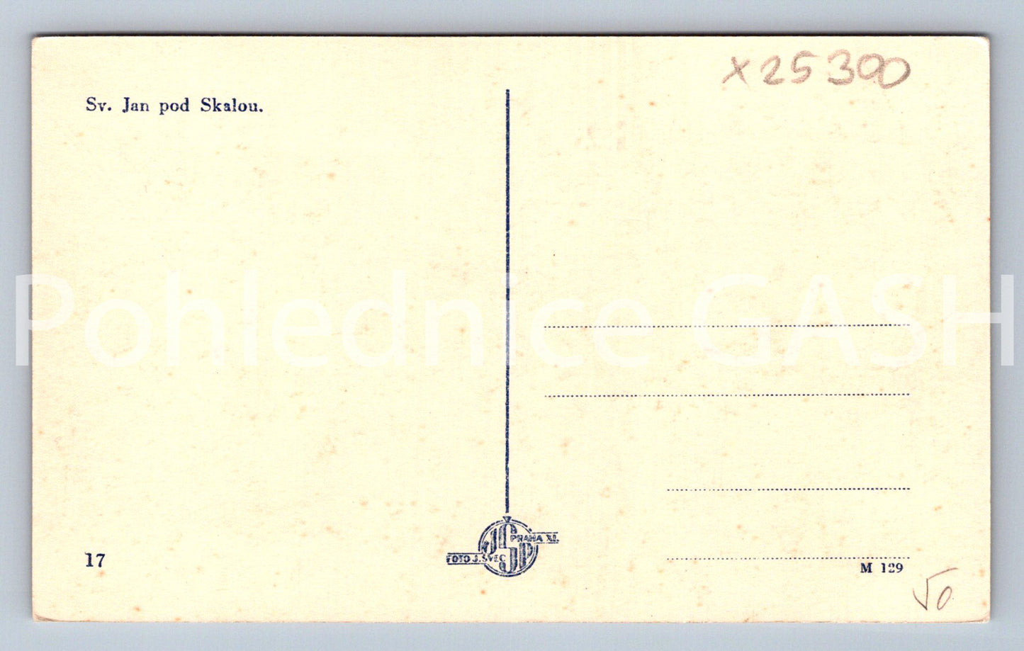 Pohlednice SV. JAN POD SKALOU (X25300)