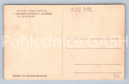Pohlednice JAVORINY (X25312)
