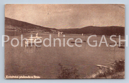 Pohlednice KNÍNIČSKÁ PŘEHRADA U BRNA (X25318)