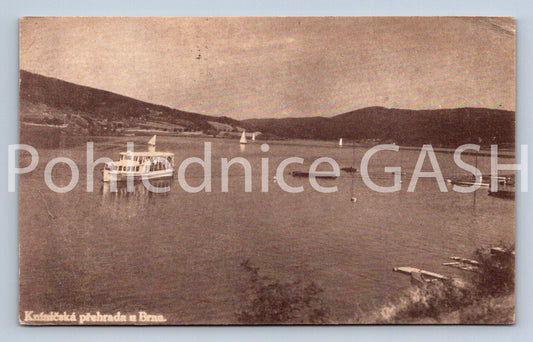 Pohlednice KNÍNIČSKÁ PŘEHRADA U BRNA (X25318)