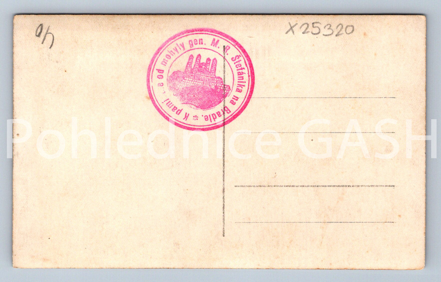 Pohlednice NA BRADLE (X25320)