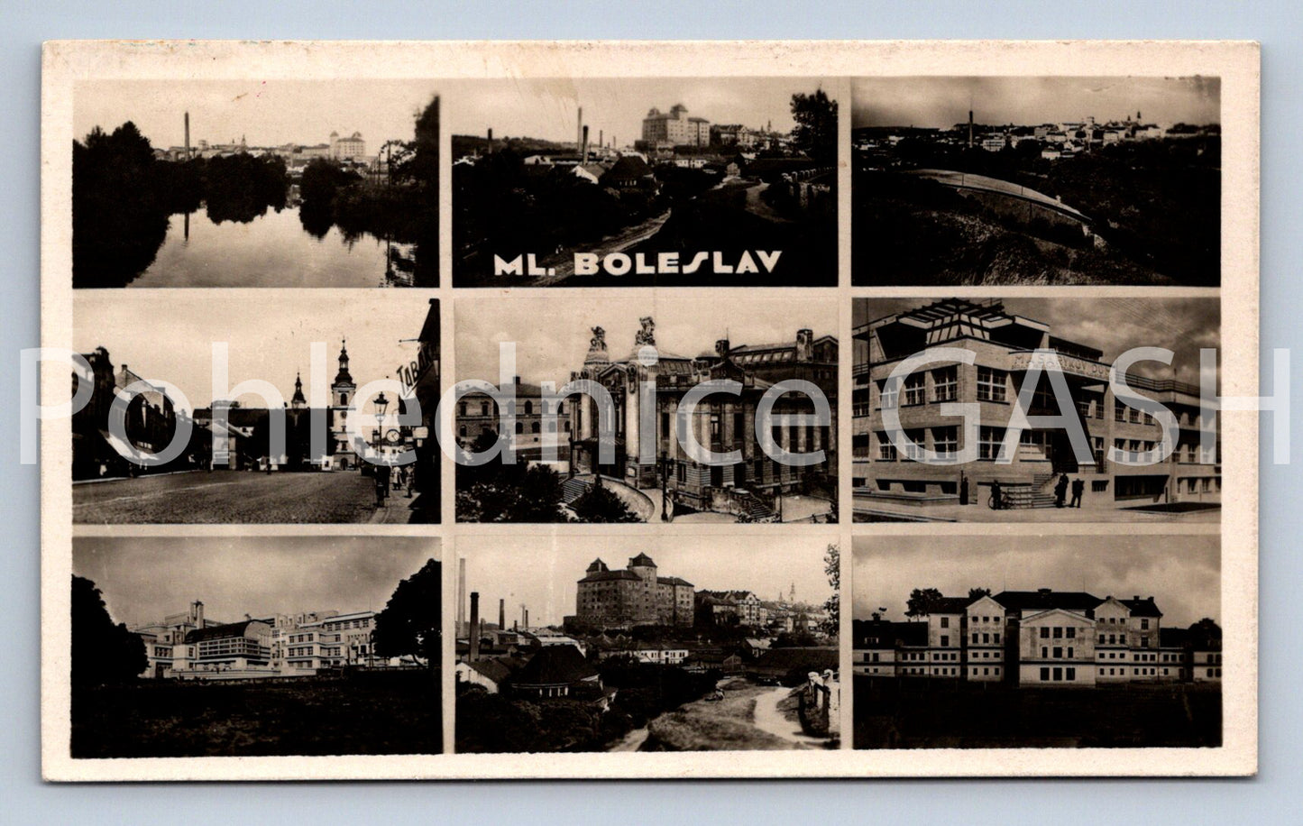Pohlednice MLADÁ BOLESLAV - KOLÁŽ (X25326)