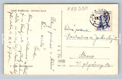 Pohlednice LÁZNĚ PODĚBRADY (X25330)