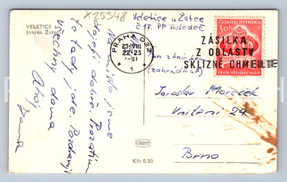 Pohlednice VELETICE (X25348)