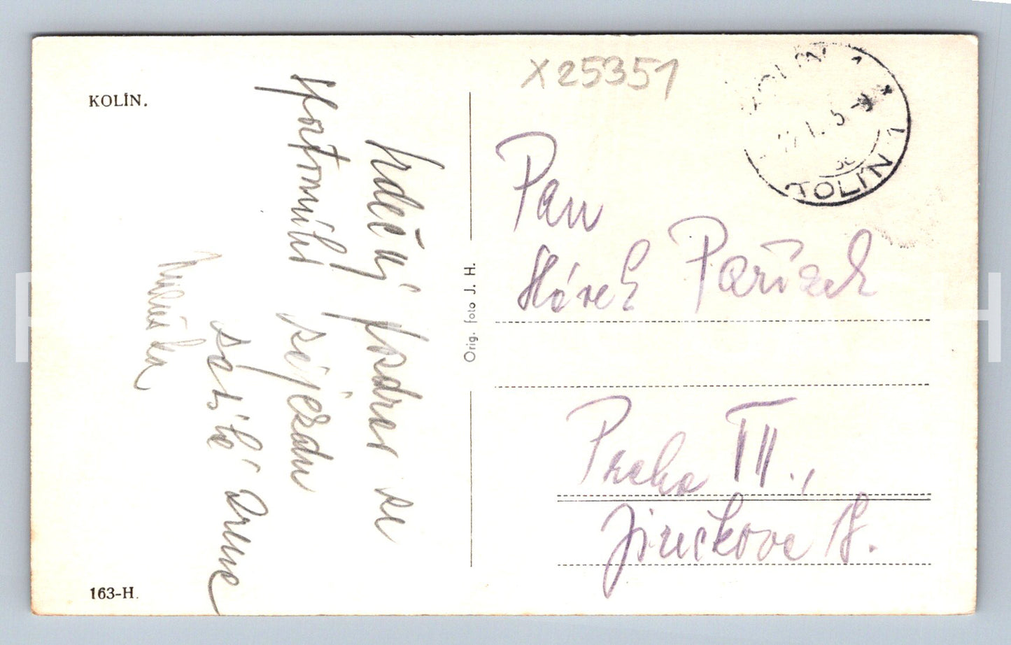 Pohlednice KOLÍN (X25351)