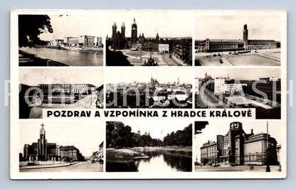 Pohlednice POZDRAV A VZPOMÍNKA Z HRADCE KRÁLOVÉ (X25354)