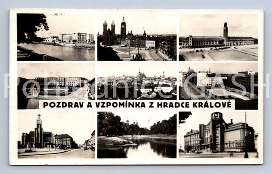 Pohlednice POZDRAV A VZPOMÍNKA Z HRADCE KRÁLOVÉ (X25354)