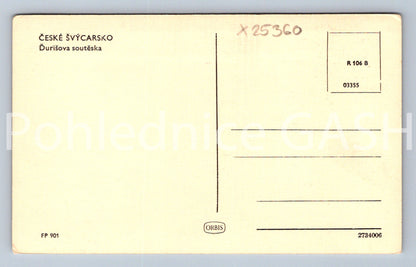 Pohlednice ČESKÉ ŠVÝCARSKO (X25360)
