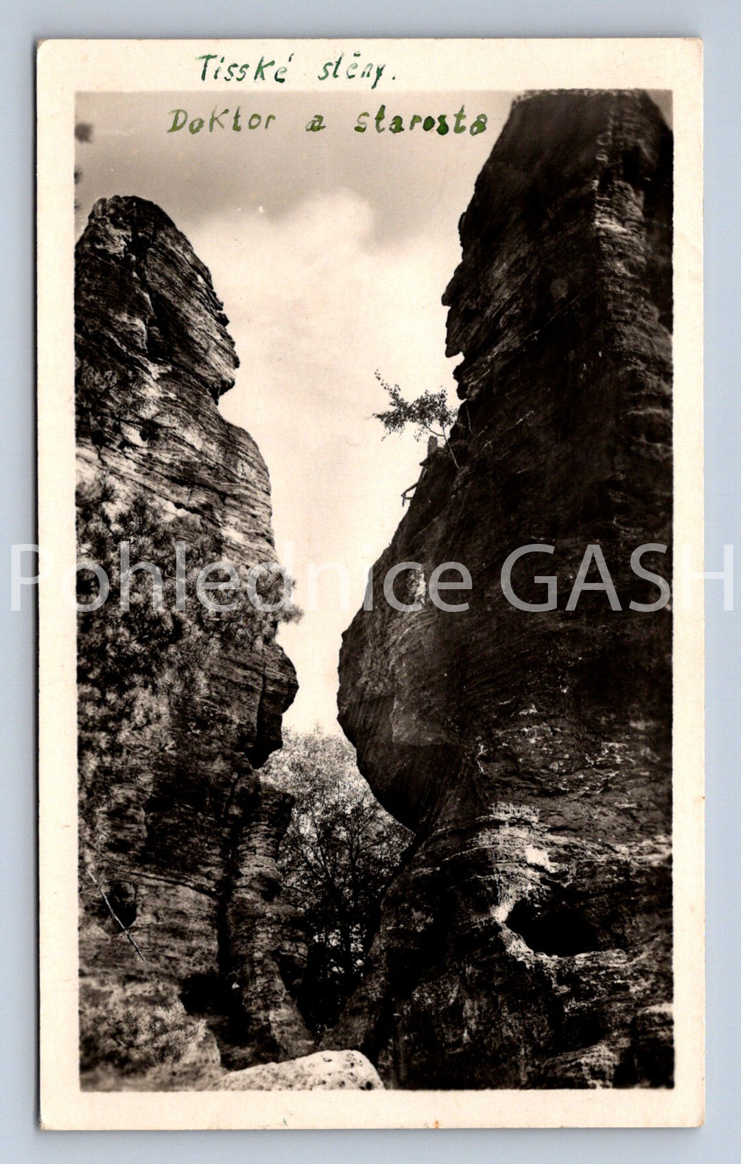Pohlednice TISSKÉ STĚNY (X25361)