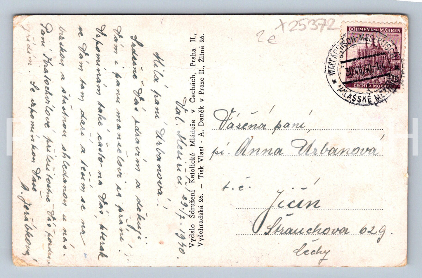 Pohlednice M. ALEŠ - PŘÍCHOD SLOVANSKÝCH VĚROZVĚSTŮ (X25372)