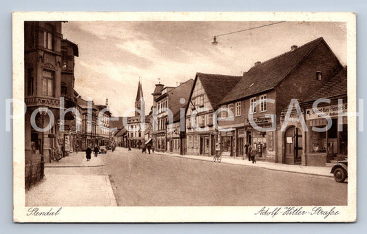 Pohlednice ADOLF HITLER STRAFSE (X25383)