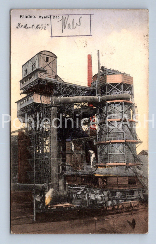 Pohlednice KLADNO, VYOKÁ PEC (x17765)