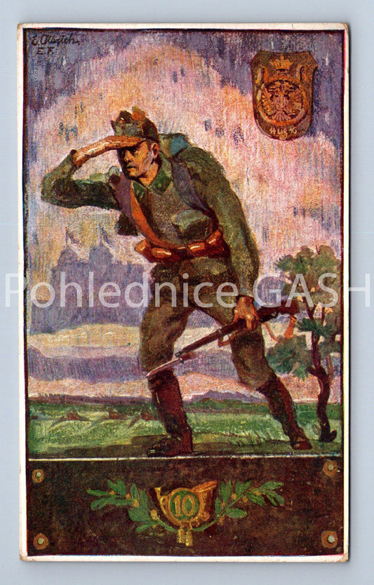 Pohlednice NĚMECKÝ VOJÁK (x17774)