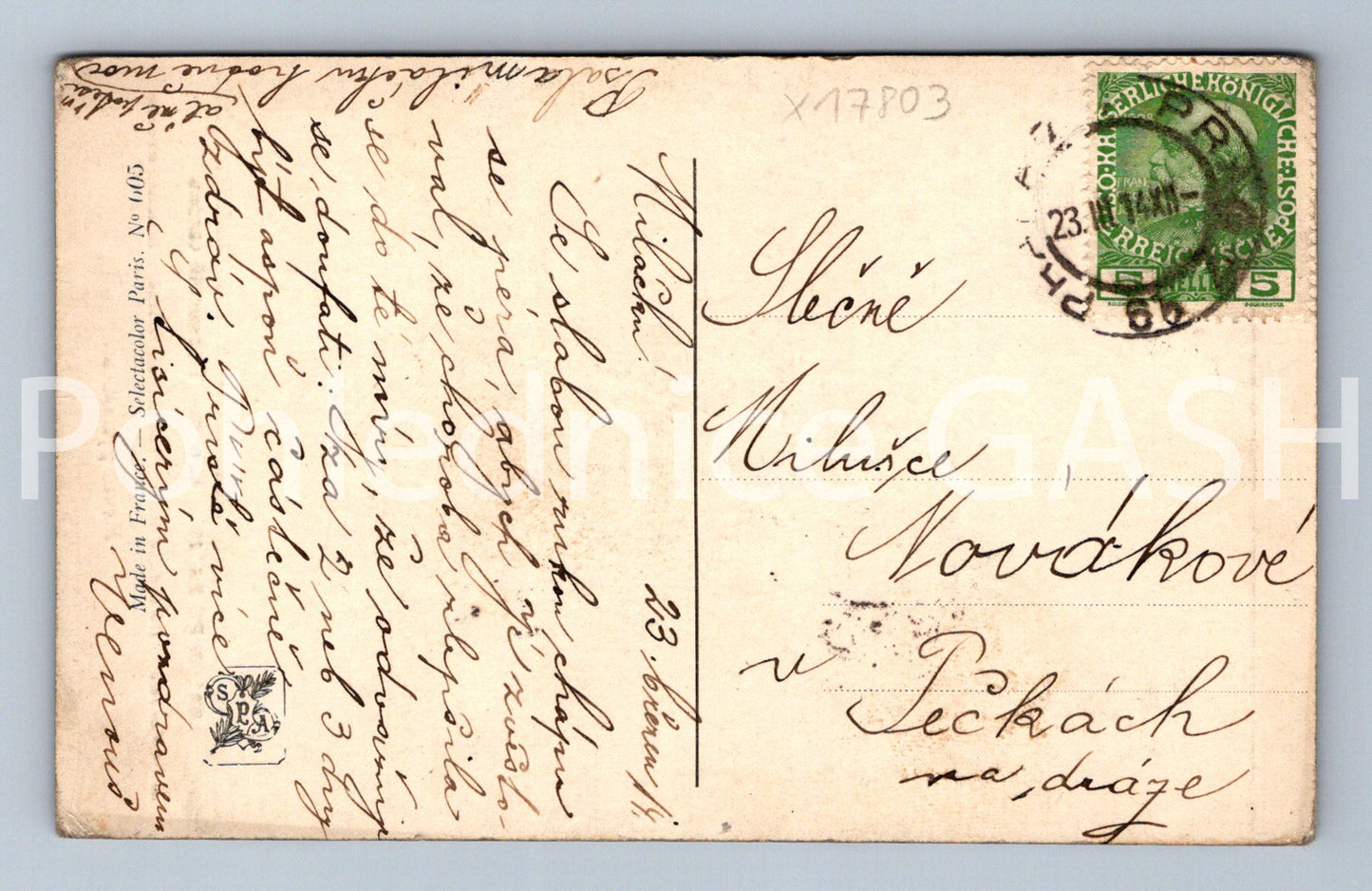 Pohlednice SALON DE PARIS - L. RIDEL (x17803)