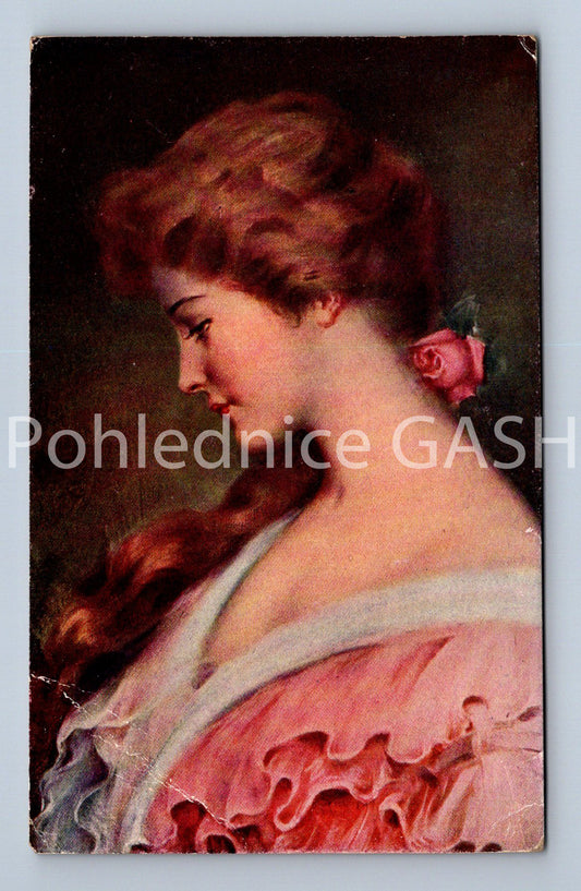 Pohlednice C.J.BLEUER: RŮŽE (x17806)