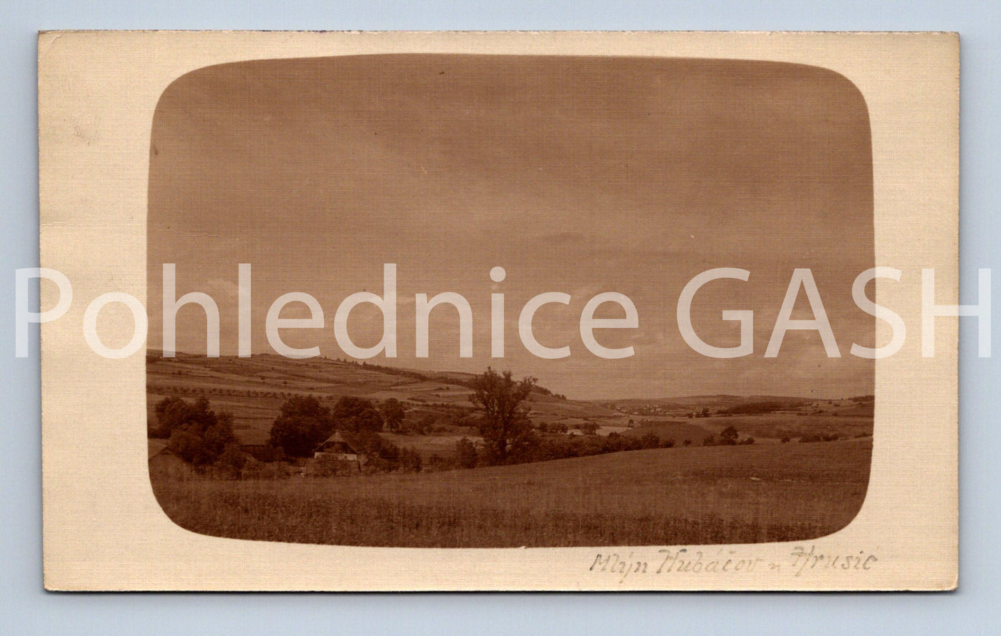 Pohlednice MLÝN HUBÁČOV U HRUSIC (x17810)