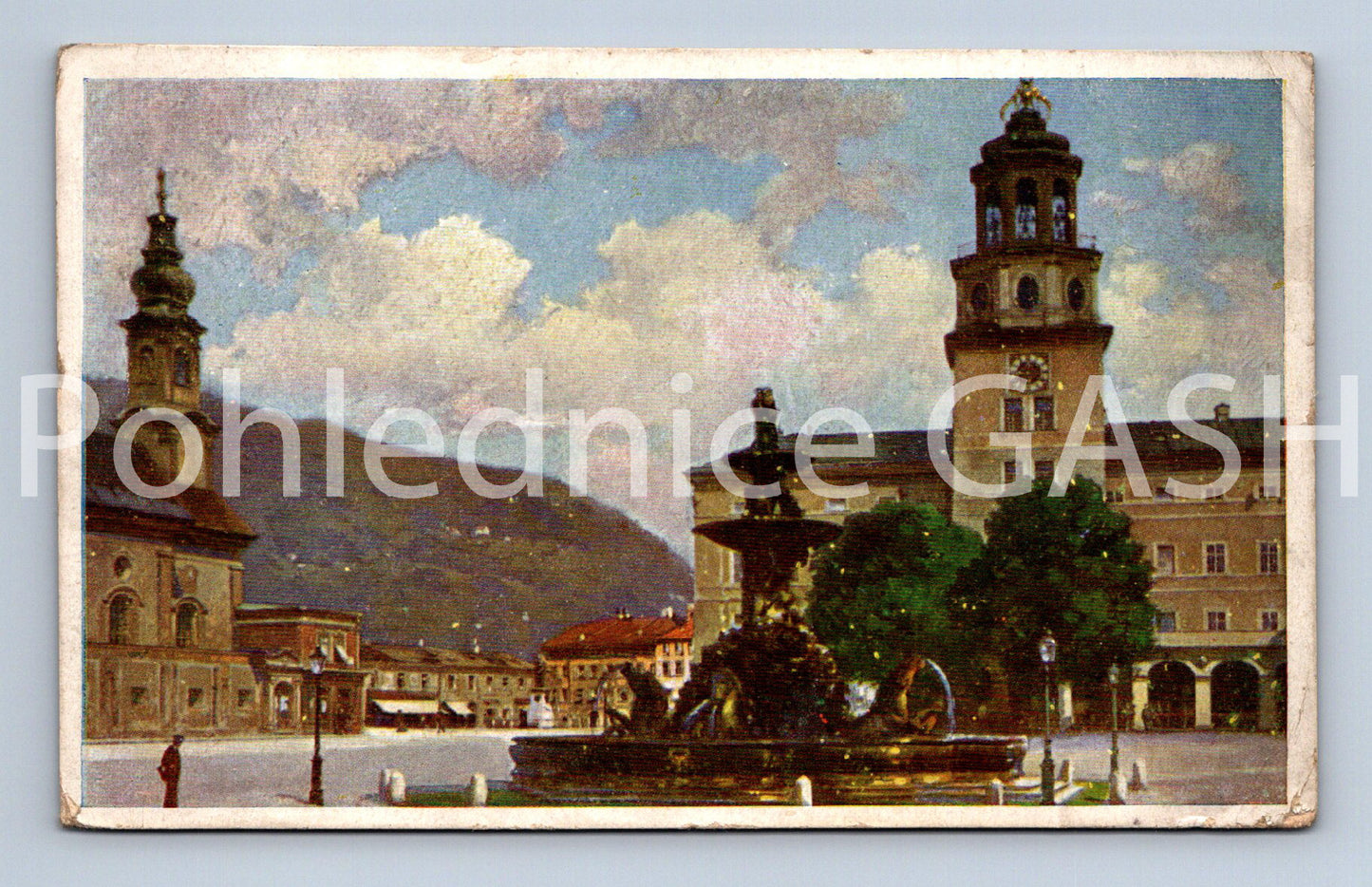 Pohlednice SALZBURG, RESIDENZPLATZ (x17816)