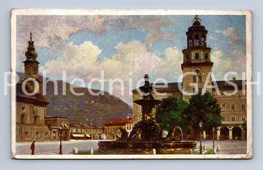 Pohlednice SALZBURG, RESIDENZPLATZ (x17816)