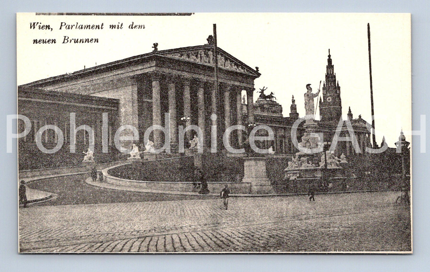 Pohlednice VÍDEŇ, PALAMENT MIT DEM NEUEN BRUNNEN (x17824)
