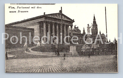 Pohlednice VÍDEŇ, PALAMENT MIT DEM NEUEN BRUNNEN (x17824)