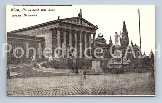 Pohlednice VÍDEŇ, PALAMENT MIT DEM NEUEN BRUNNEN (x17824)